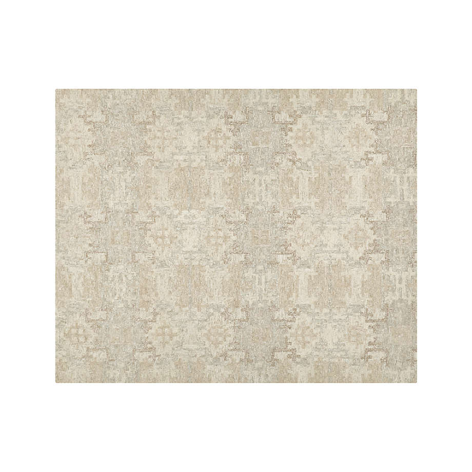 Alvarez Cream Hand Tufted Rug 8'x10' + Reviews Crate and Barrel