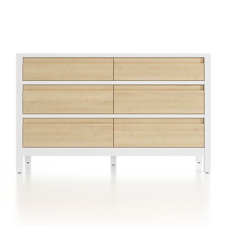 Andersen Ii Maple And White Dresser Crate And Barrel