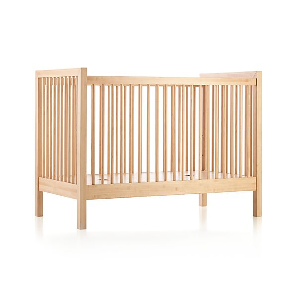 solid maple crib
