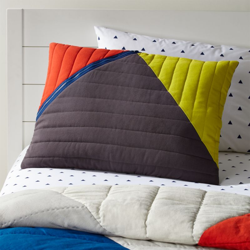 Angular Pillow Sham + Reviews Crate and Barrel