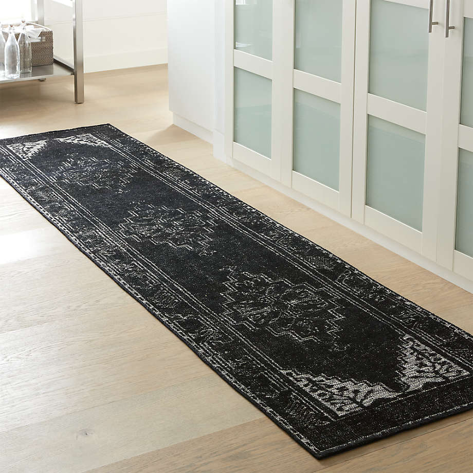 Anice Black Hand Knotted OrientalStyle Runner Rug 2.5'x10' + Reviews