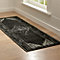 Anice Black Hand Knotted Oriental-Style Runner Rug | Crate and Barrel