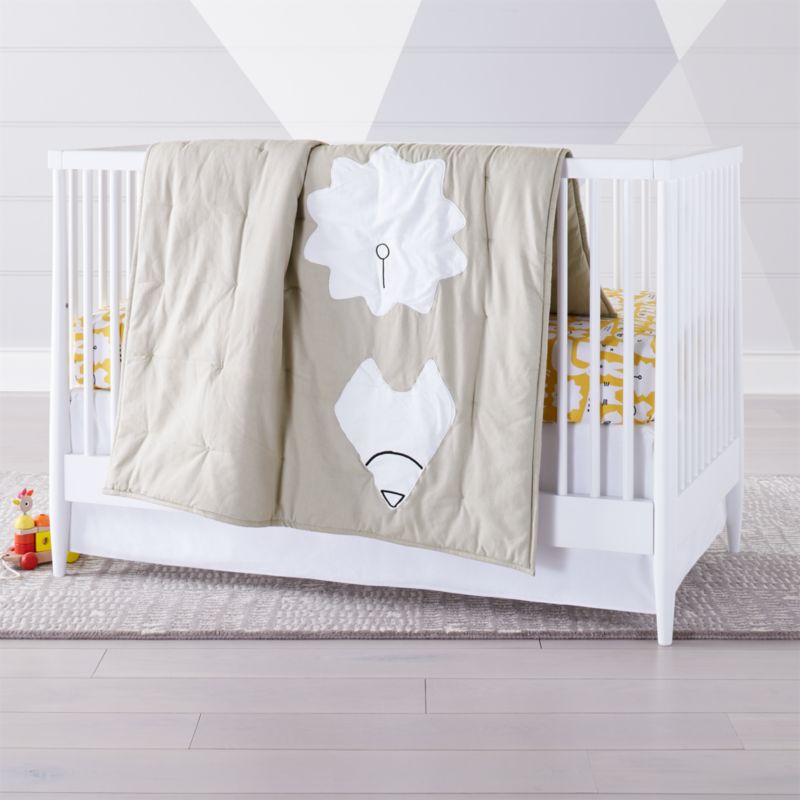 zoo animal crib bedding