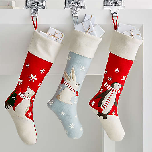 Christmas Stockings & Hooks 2020 Crate and Barrel