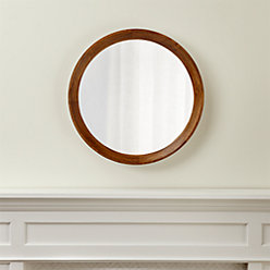 Wall Mirror Round dish round wall mirror | crate and barrel Wall Mirror Round dish round wall mirror | crate and barrel
