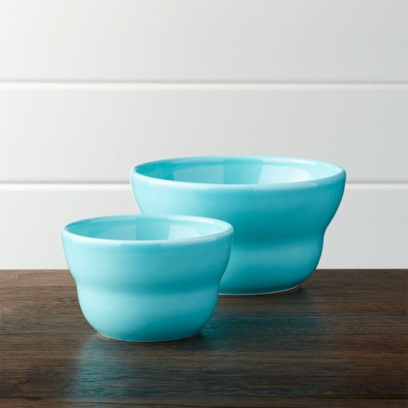 Aqua Bowls Crate and Barrel