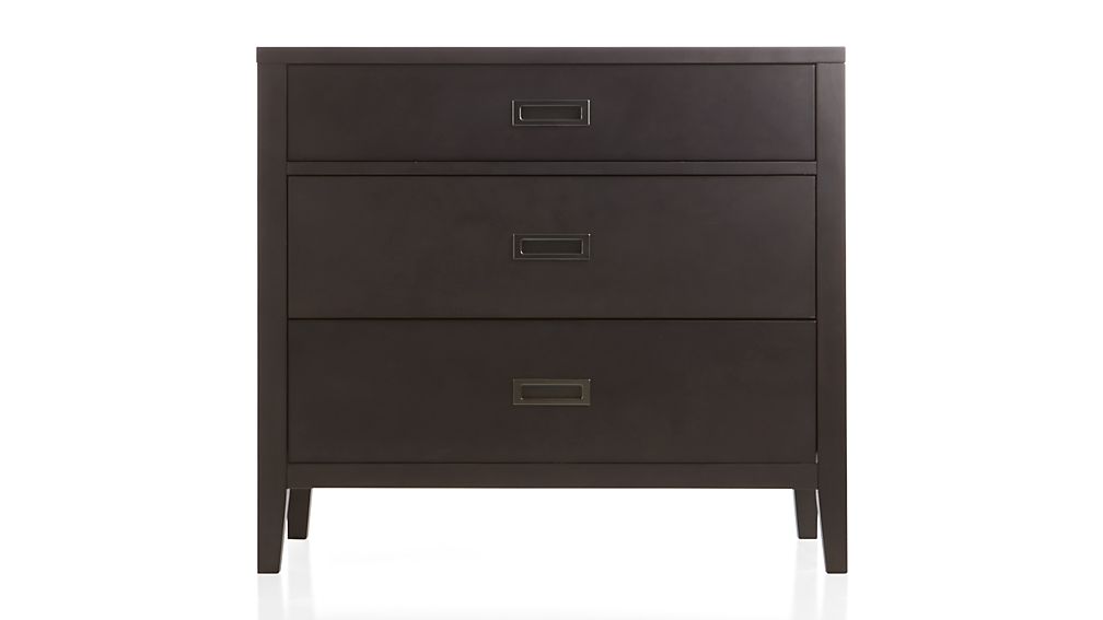Arch Charcoal 3 Drawer Chest Reviews Crate And Barrel