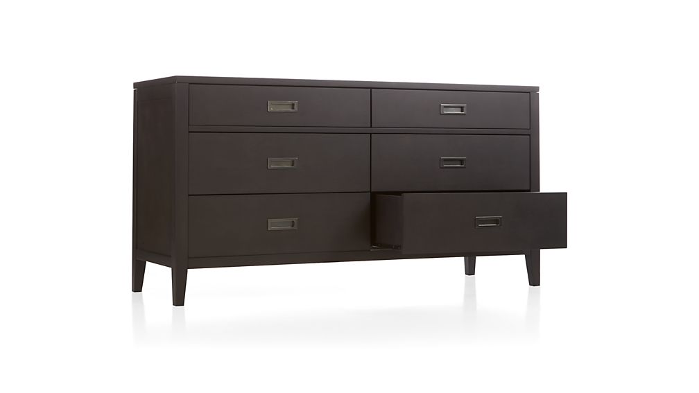 Arch Charcoal 6Drawer Dresser Crate and Barrel
