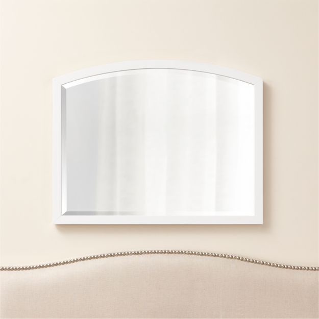 White Arch Wall Mirror + Reviews Crate and Barrel