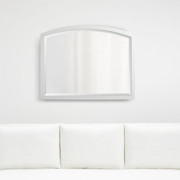 White Arch Wall Mirror + Reviews Crate and Barrel