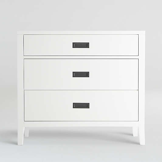 White Chest of Drawers Crate and Barrel