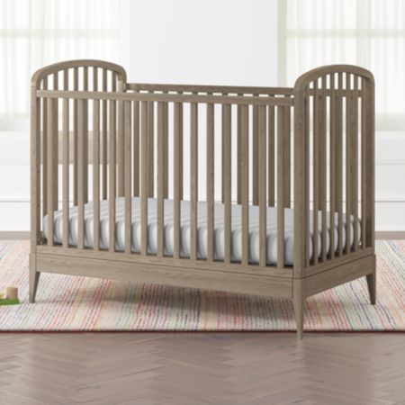 Archway Grey Rustic Crib Reviews Crate And Barrel