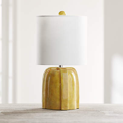 Arenson Yellow Ceramic Table Lamp + 
