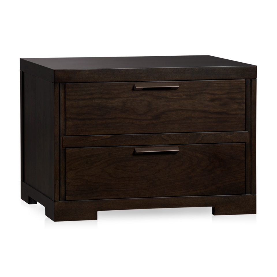 Asher 2 Drawer Nightstand Available in Brown, Cherry, Grey $399.00