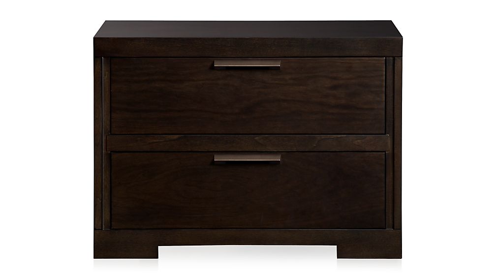 Asher 2-Drawer Nightstand in Nightstands | Crate and Barrel