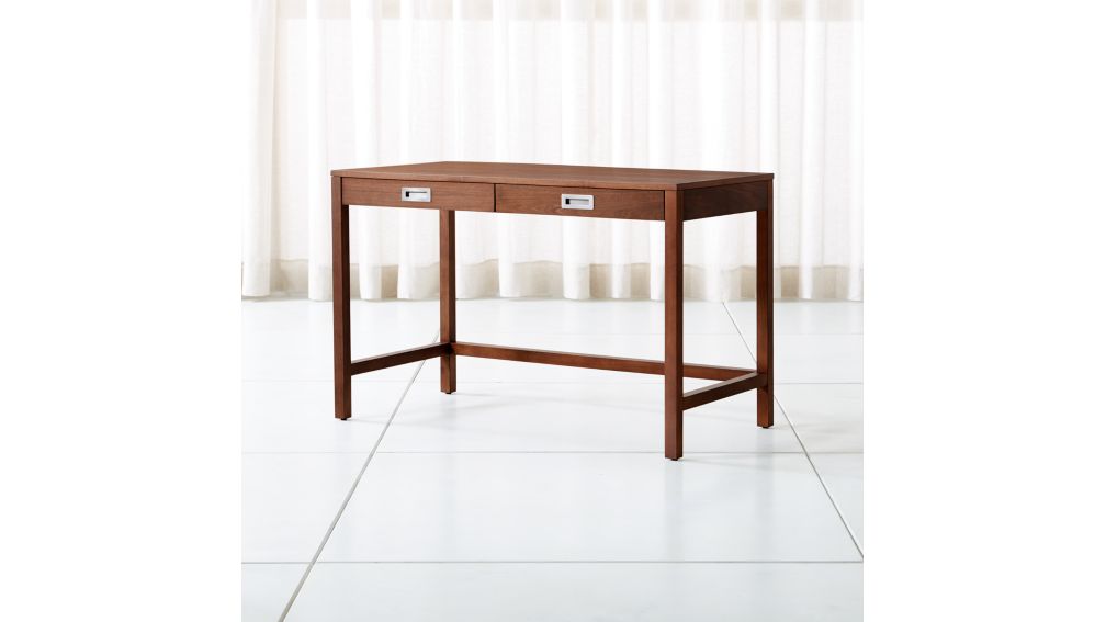 Aspect Walnut Desk + Reviews | Crate and Barrel