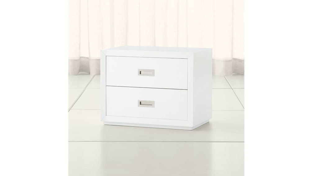 Aspect White 23.75" Modular 2Drawer Storage Unit Crate and Barrel