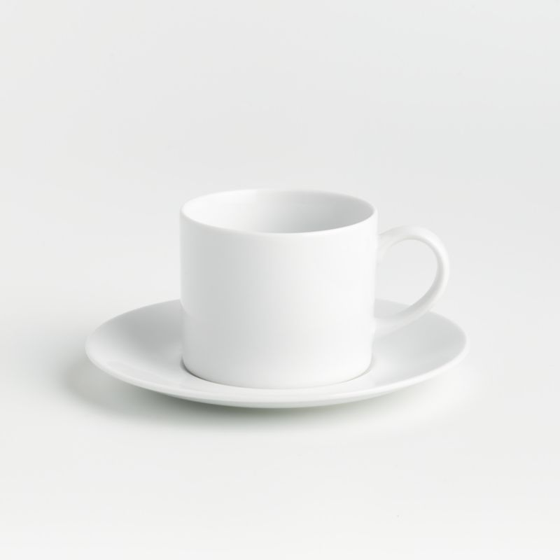 White Coffee Cup And Saucer Reviews Crate And Barrel