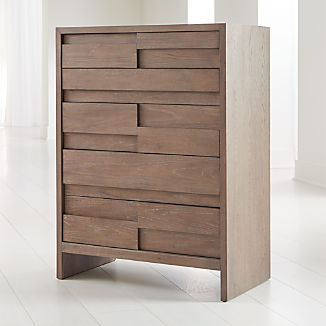 Dressers Chests Crate And Barrel Atlas 5 Drawer Dresser
