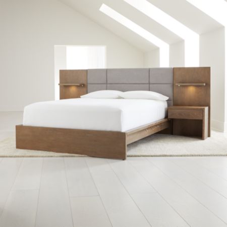 Atlas Queen Bed With Panel Nightstands