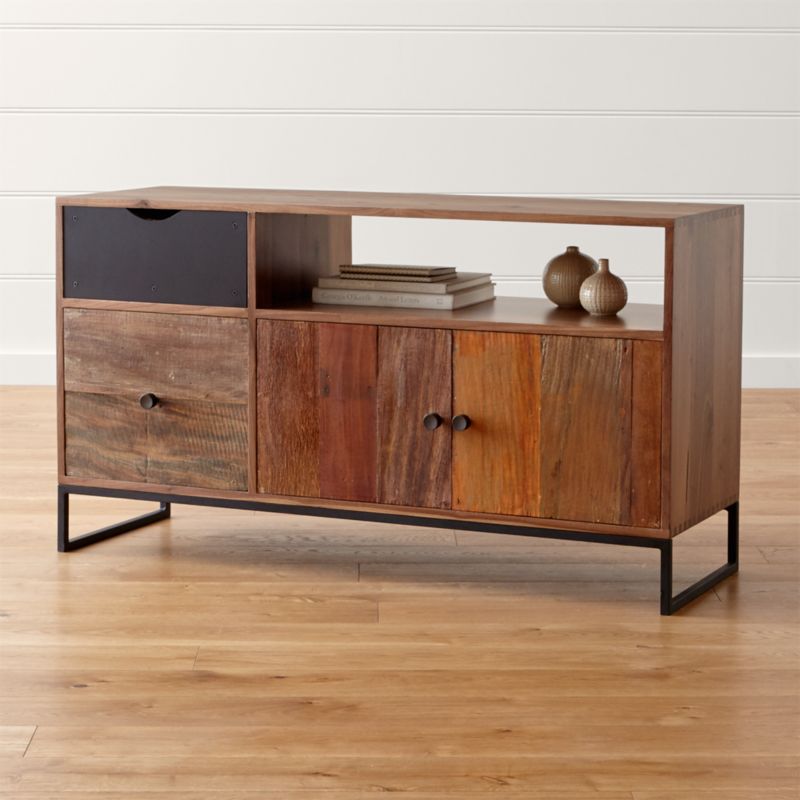 Atwood Reclaimed Wood Credenza | Crate and Barrel