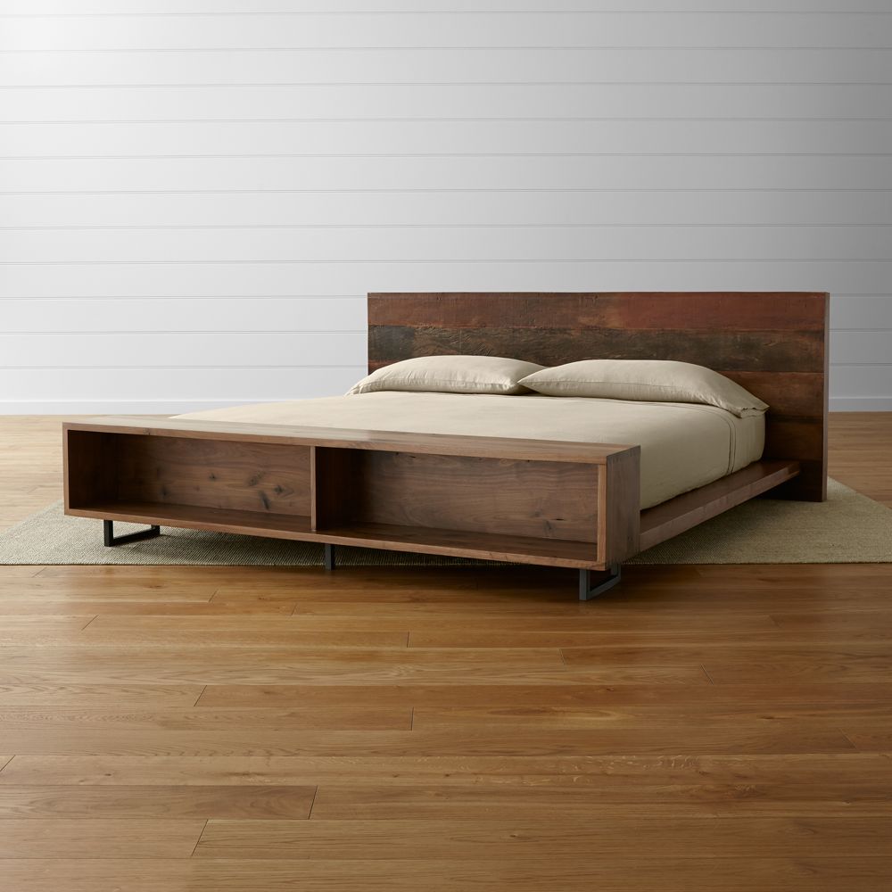 Online Designer Bedroom Atwood King Bed with Bookcase