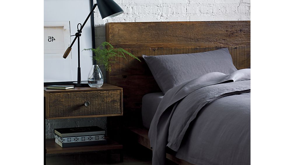 Atwood Queen Bed with Bookcase Crate and Barrel