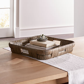 Decorative Trays And Serving Platters Crate And Barrel