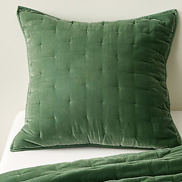 Green Bedding Crate And Barrel