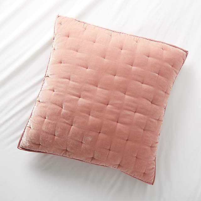 blush pink euro pillow