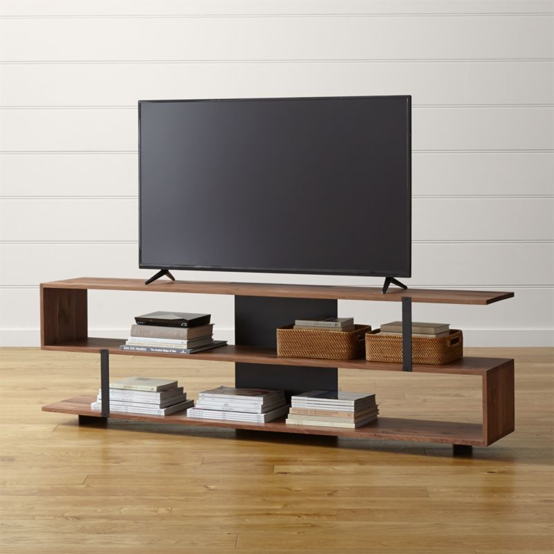 austin 78" media console + reviews | crate and barrel