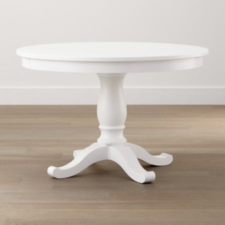 Avalon 45 White Extension Dining Table