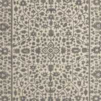 Avalon Wool Hand-Knotted Light Grey Rug Swatch 12"x18"