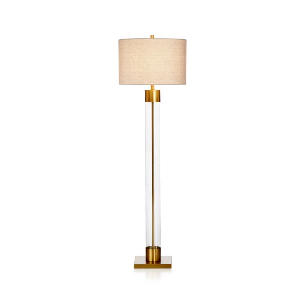 Avenue Brass Floor Lamp Crate and Barrel