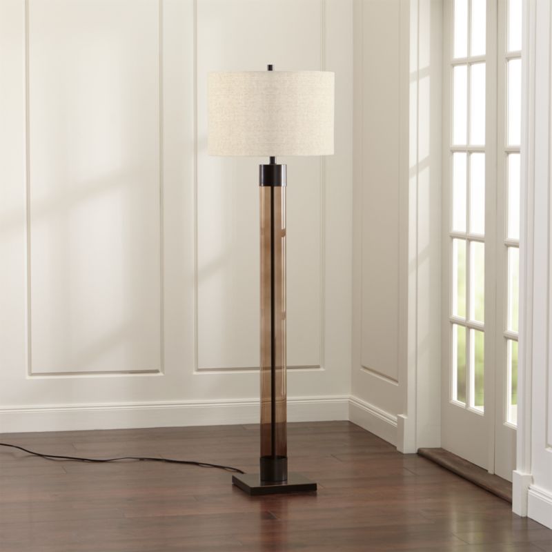 bronze floor lamp