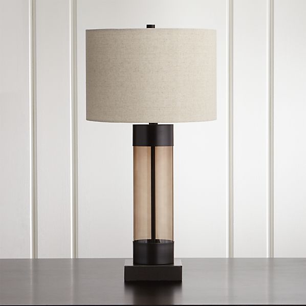 Avenue Bronze Table Lamp With Usb Port