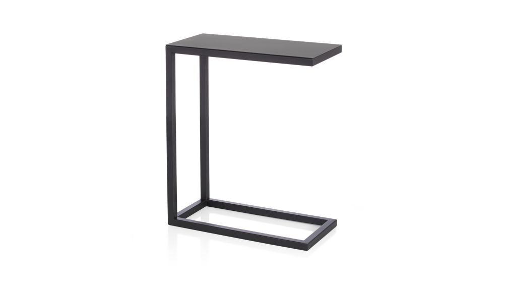 Avenue Black C Table + Reviews | Crate and Barrel