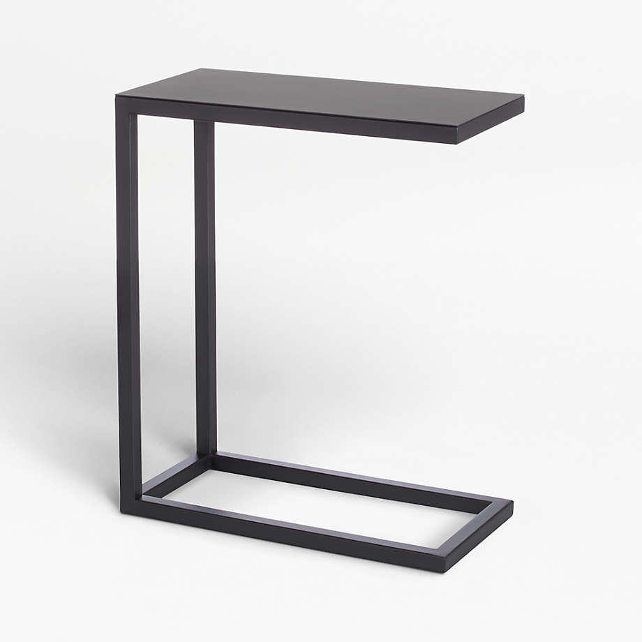 Avenue Black C Table | Crate and Barrel