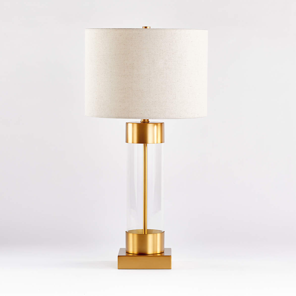 brass table light