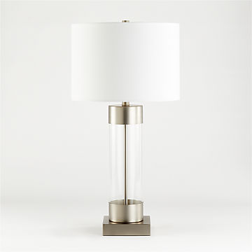 3 pc modern nickel plated silver Metal floor Table office Lamp bedside side sofa
