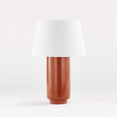 crate and barrel bedside lamps