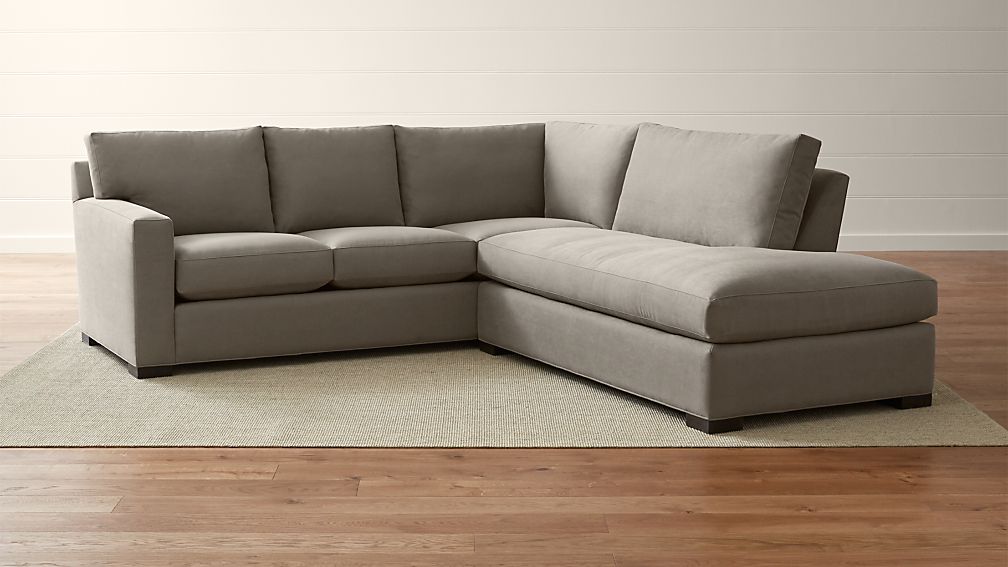 Axis II 2Piece Right Bumper Sectional Sofa Douglas Coffee Crate and