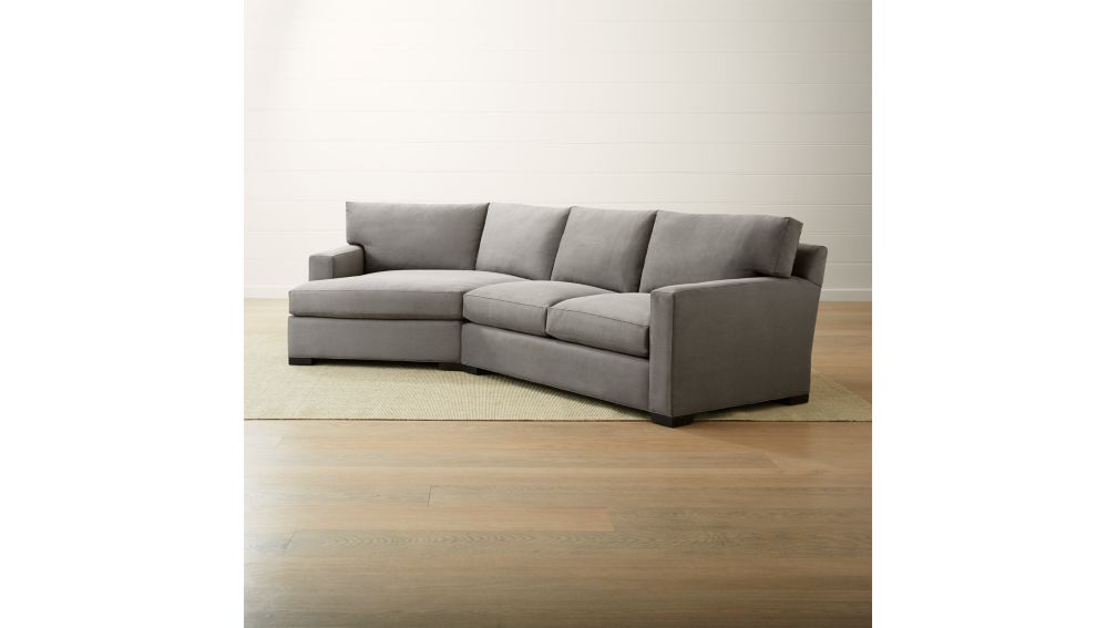 Axis II 2-Piece Left Arm Angled Chaise Sectional Sofa 