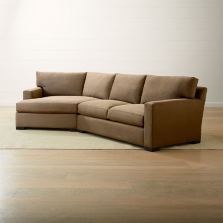 Axis Ii 2 Piece Left Arm Angled Chaise Sectional Sofa