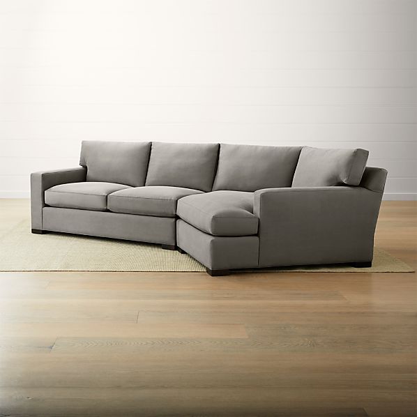Axis Ii 2 Piece Right Arm Angled Chaise Sectional Sofa