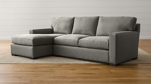 Build Your Own Sectional Crate And Barrel Axis Sectional Sofas