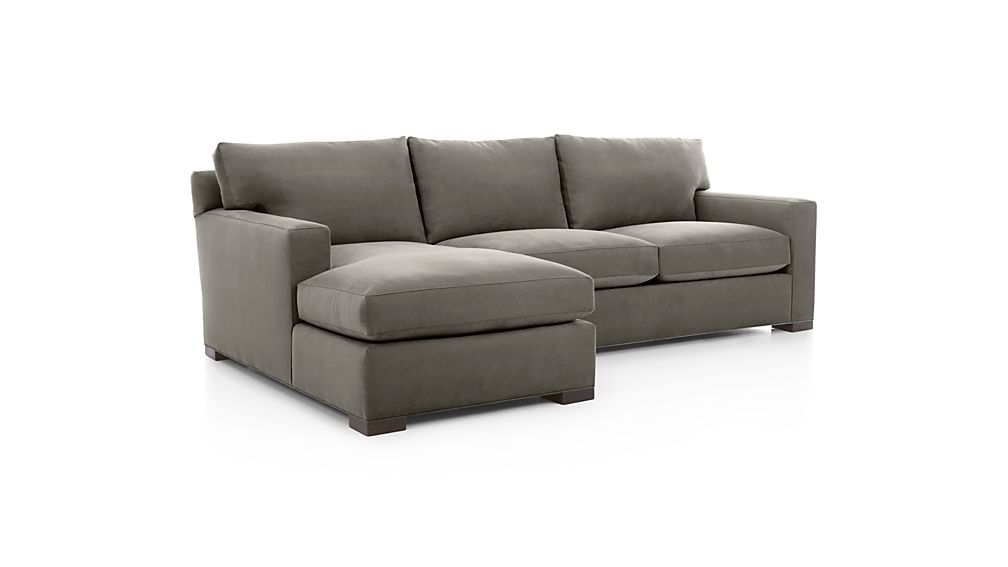 Axis II 2-Piece Sectional Sofa | Crate and Barrel - ... Axis II 2-Piece Sectional Sofa ...