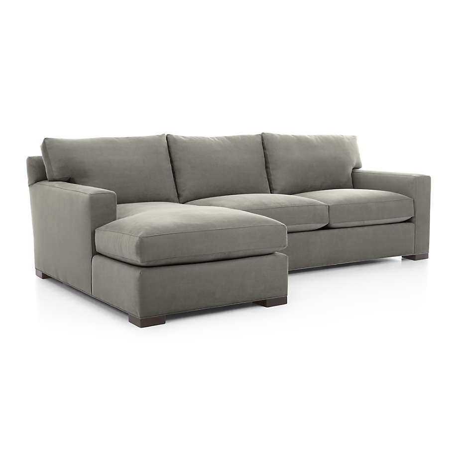 Axis II 2Piece Sectional Sofa + Reviews Crate and Barrel