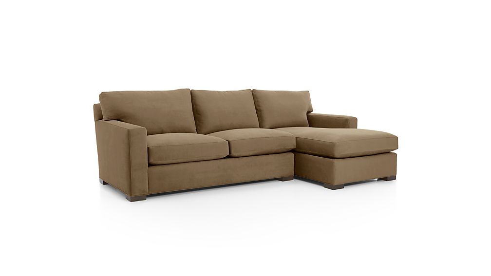 Axis II 2-Piece Sectional Sofa | Crate and Barrel - ... Axis II 2-Piece Sectional Sofa ...