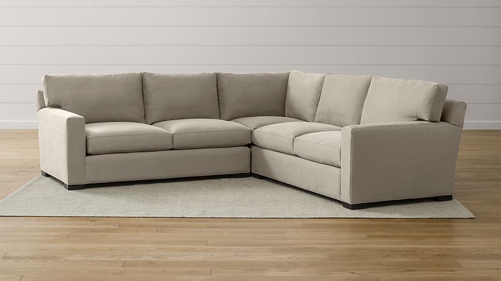 Axis Ii 3 Piece Sectional Sofa Reviews Crate And Barrel